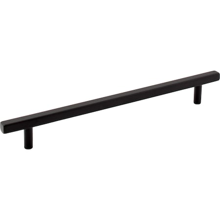 Jeffrey Alexander 192 mm Center-to-Center Matte Black Square Dominique Cabinet Bar Pull 845-192MB
